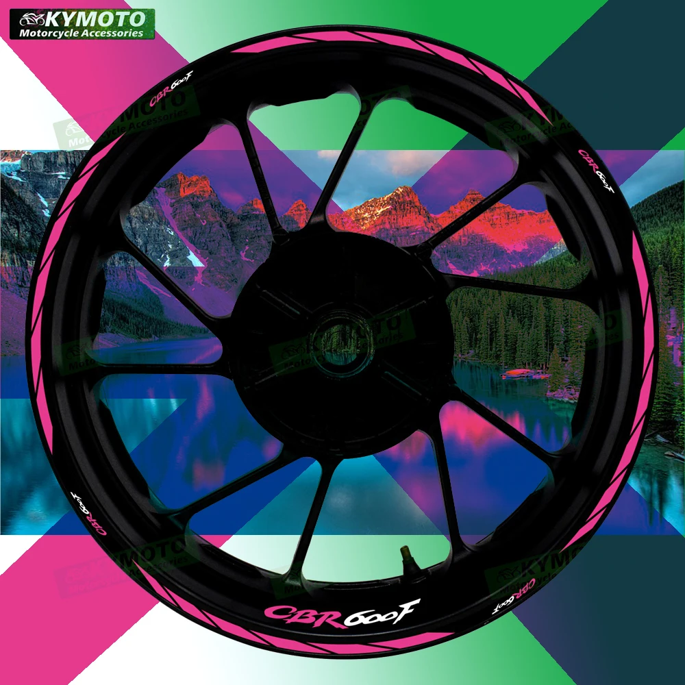 

Для Honda CBR600F CBR 600F аксессуары для мотоциклов 17-дюймовые наклейки на передние и задние колеса обтекатель светоотражающие наклейки украшения