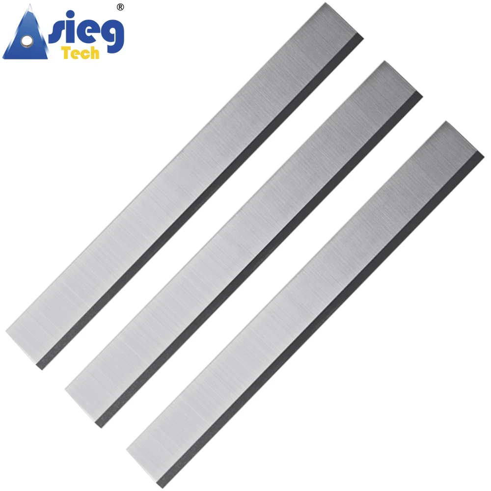 210mm×25mm×3mm HSS Planer Blades Jointer Knives Resharpenable 8inch for Woodworking Thickness Planer 3pcs