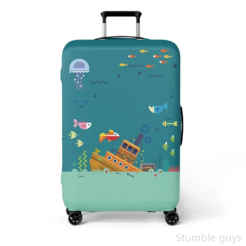 

Премиальный прочный эластичный чехол для багажа, пылезащитный защитный чехол для чемодана, надежно подходит для чемоданов на колесиках 18-32 дюйма