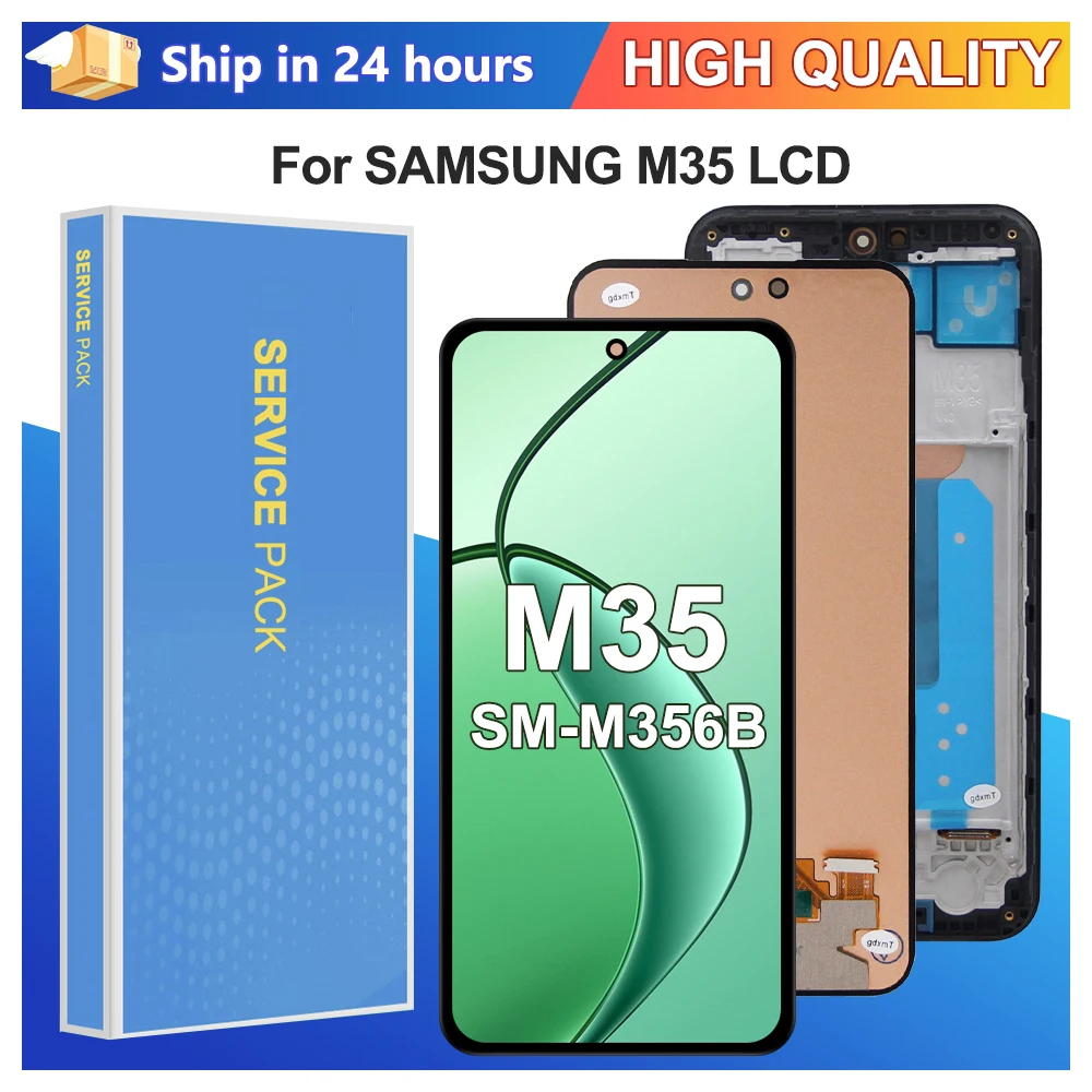 OLED/TFT Für Samsung M35 LCD-Display Touchscreen-Digitizer-Einheit SM-M356B, SM-M356B/DS M35 5G LCD-Bildschirm Ersatzteile
