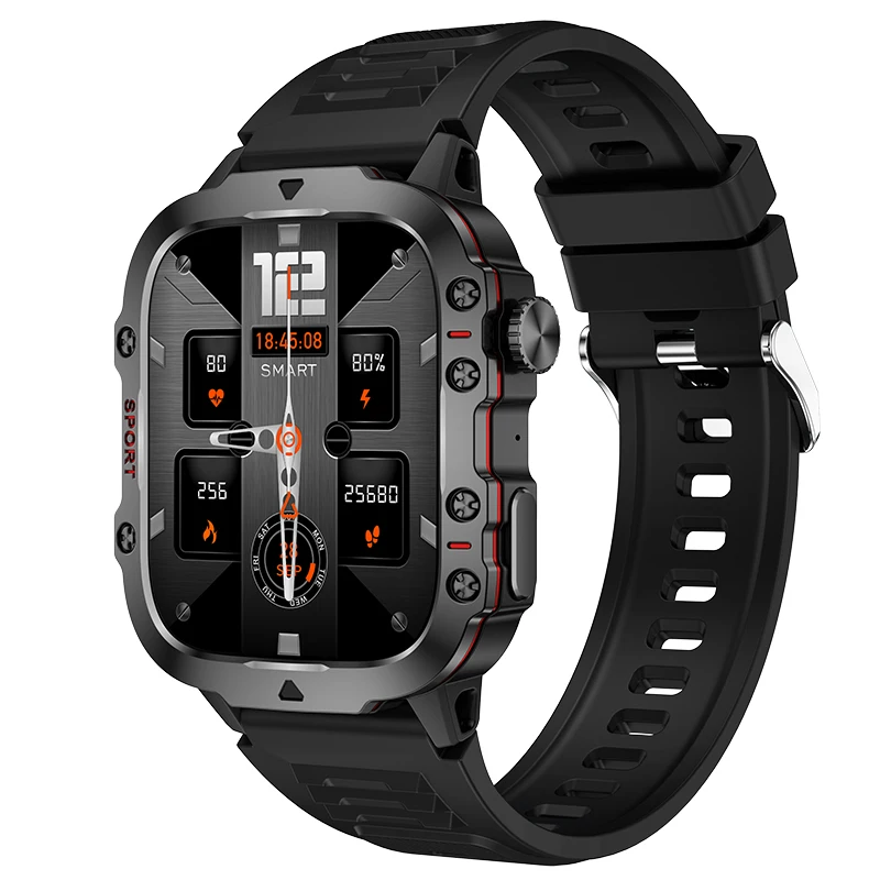 XIAOMI-Montre Intelligente HD avec Bluetooth pour Homme, Appel, Fitness Tracker, dehors, Bracelet, Android, 2024 Pouces, Nouveau, 1.96