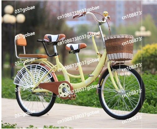 Family bike, two-seater bike, children's bike, women's scooter
