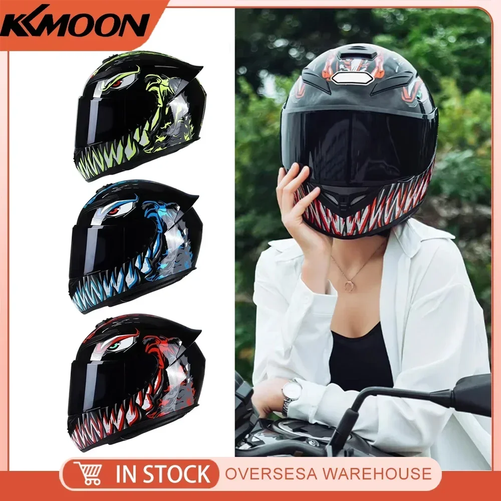 Motorcycle Helmet Full Face Rapid Street Helmet Unisex Adult Cool Rider Equipment Four Seasons New Street Out Motorcycle Helmet