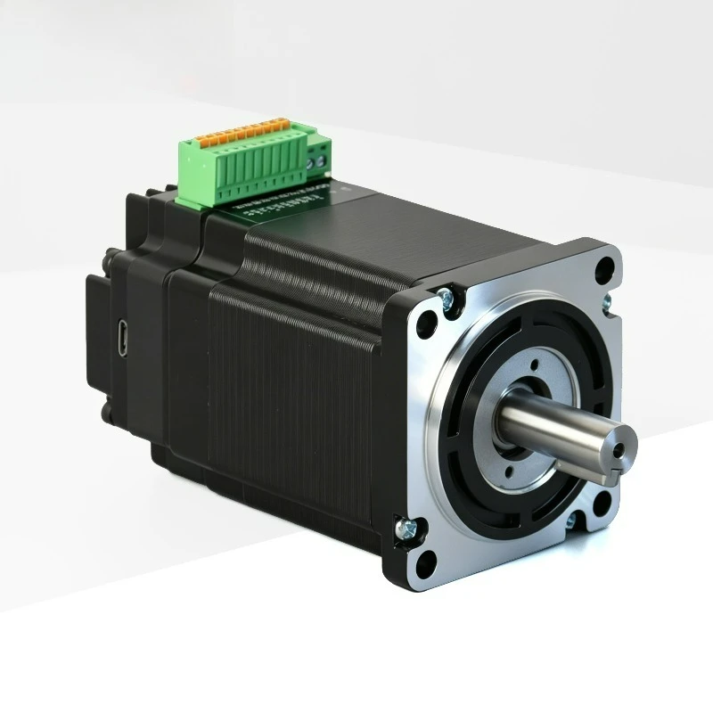 60x60x100mm 48VDC 3000RPM 200W 0.65Nm Nema 24 Brush IP54 Servo Motor Pulse Control for Home Appliance CNC Automation Fan