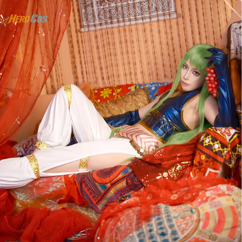 

Fate/Grand Order Enkidu Cosplay Costume Game Anime Role Play Women Girls Sexy Halloween Party Suit Full Set HERO Cos