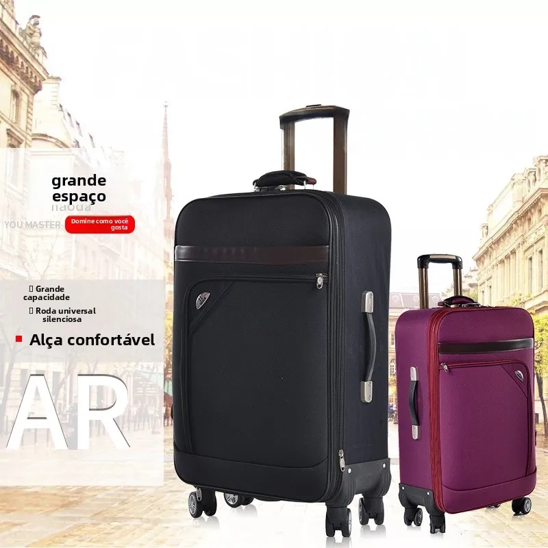 universal-wheel-canvas-suitcase-24-inch-business-travel-bag-women's-20-inch-pull-rod-bag-28-inch-luggage-bag-fashion-trend