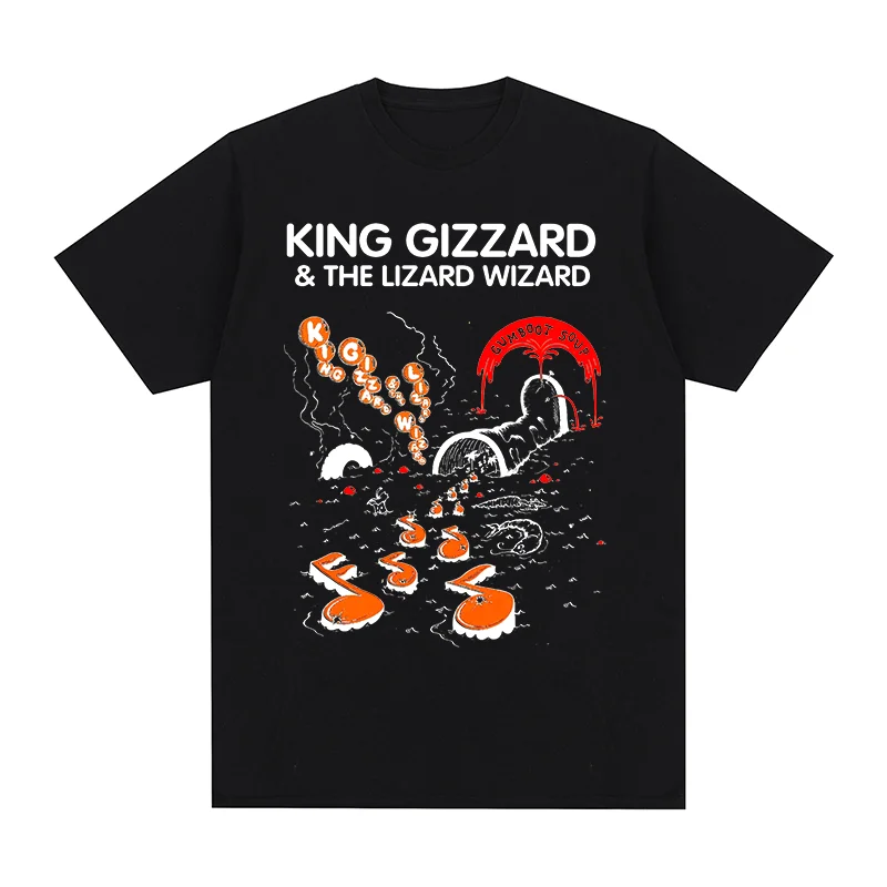 King Gizzard And The Lizard Wizard Vintage t-shirt Psychedelic Garage Rock Fuzz Cotton Men T Shirt New TEE TSHIRT Womens Tops