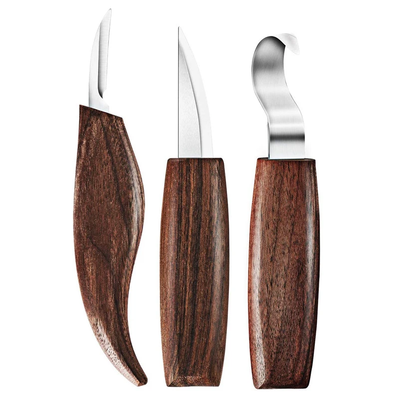 1PCS Wood Carving Knife Tool Set DIY Peeling Woodcarving Sculptural Spoon Carving Cutter Carving Knife