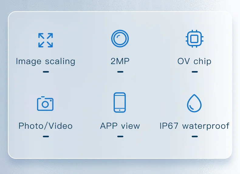 KERUI 2MP Mini-Inspektionskamera Endoskop Industrielle Endoskopkamera für Autos und Rohrleitungen Dual für Typ C iPhone iOS Wasserdicht – Detail 2