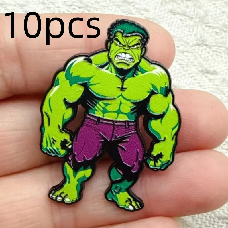 10Pcs Creative Cartoon Character Alloy Brooch Badge Pins for Backpacks Accessories Clothes Bags Decoration Gifts