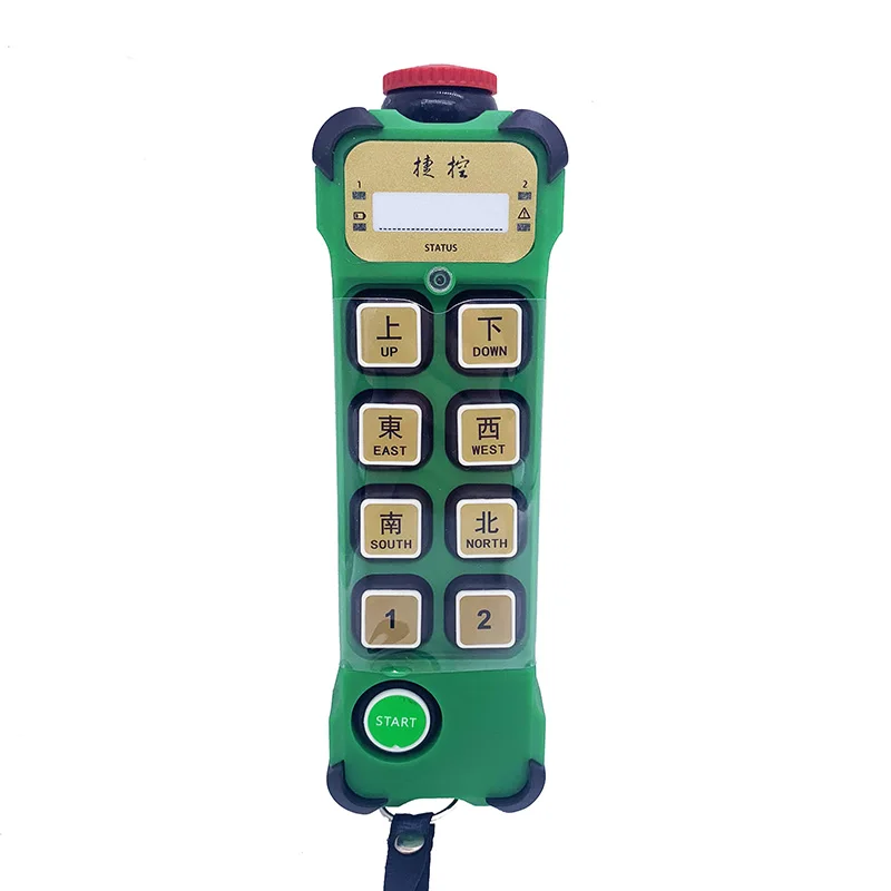 K800 Waterproof 220 volts wireless button remote control for overhead crane