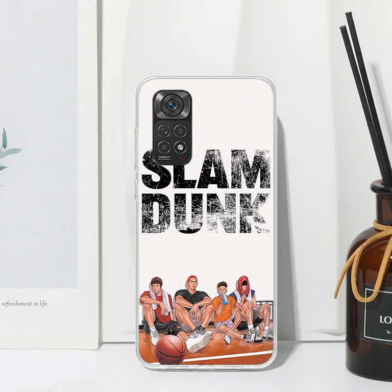 Slam-Dunk Sakuragi Hanamichi Phone Case For Xiaomi Redmi Note 13 12S 11S 10S 12 11E 10 Pro Plus 11T 9S 9 8T 8 7 Art Fundas Back