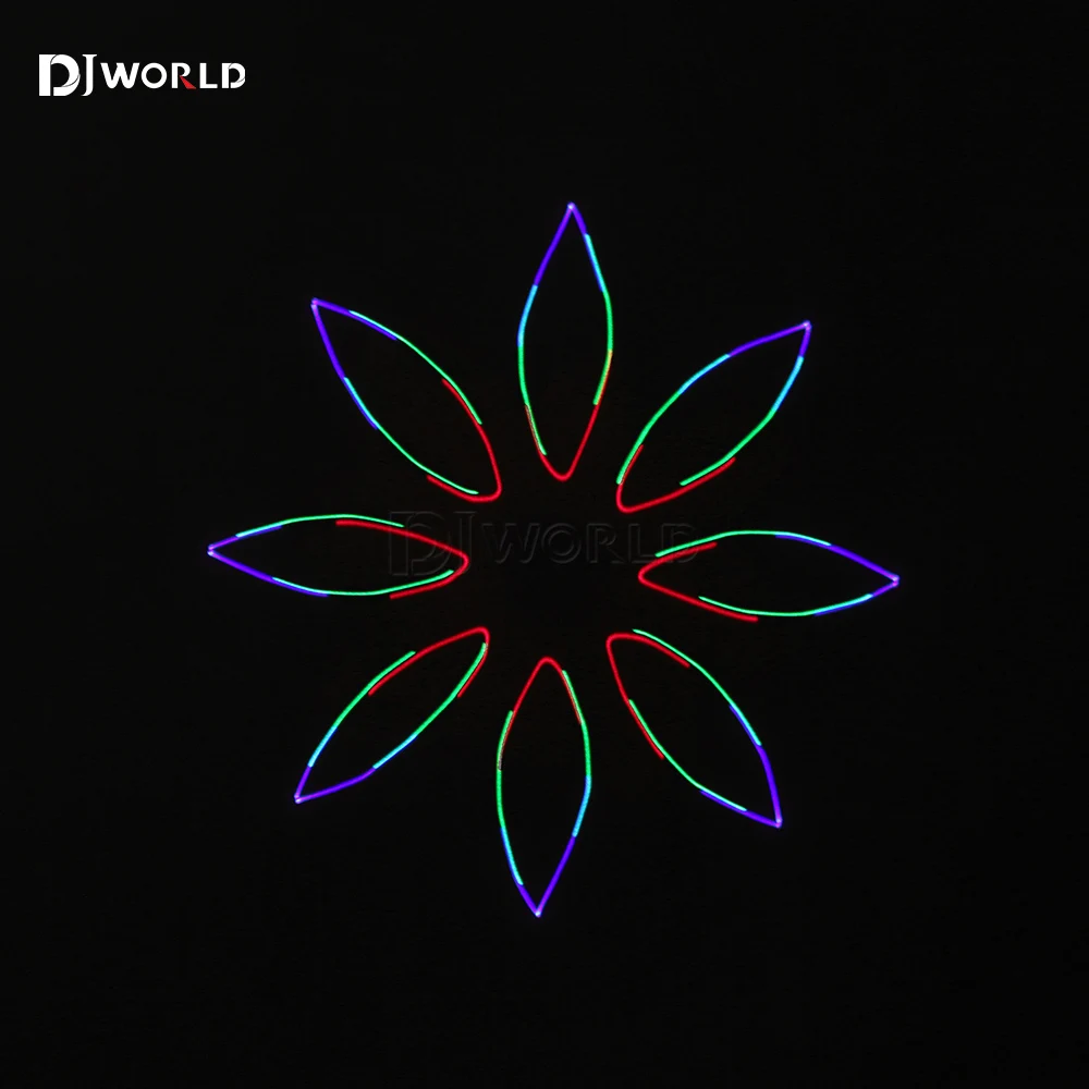 DJWORLD-Scanner de ligne de faisceau de lampe laser RVB, budgétaire de lumière de scène, fête DJ, boîte de nuit pour les lumières Chang KTV, fêtes de mariage, 500MW