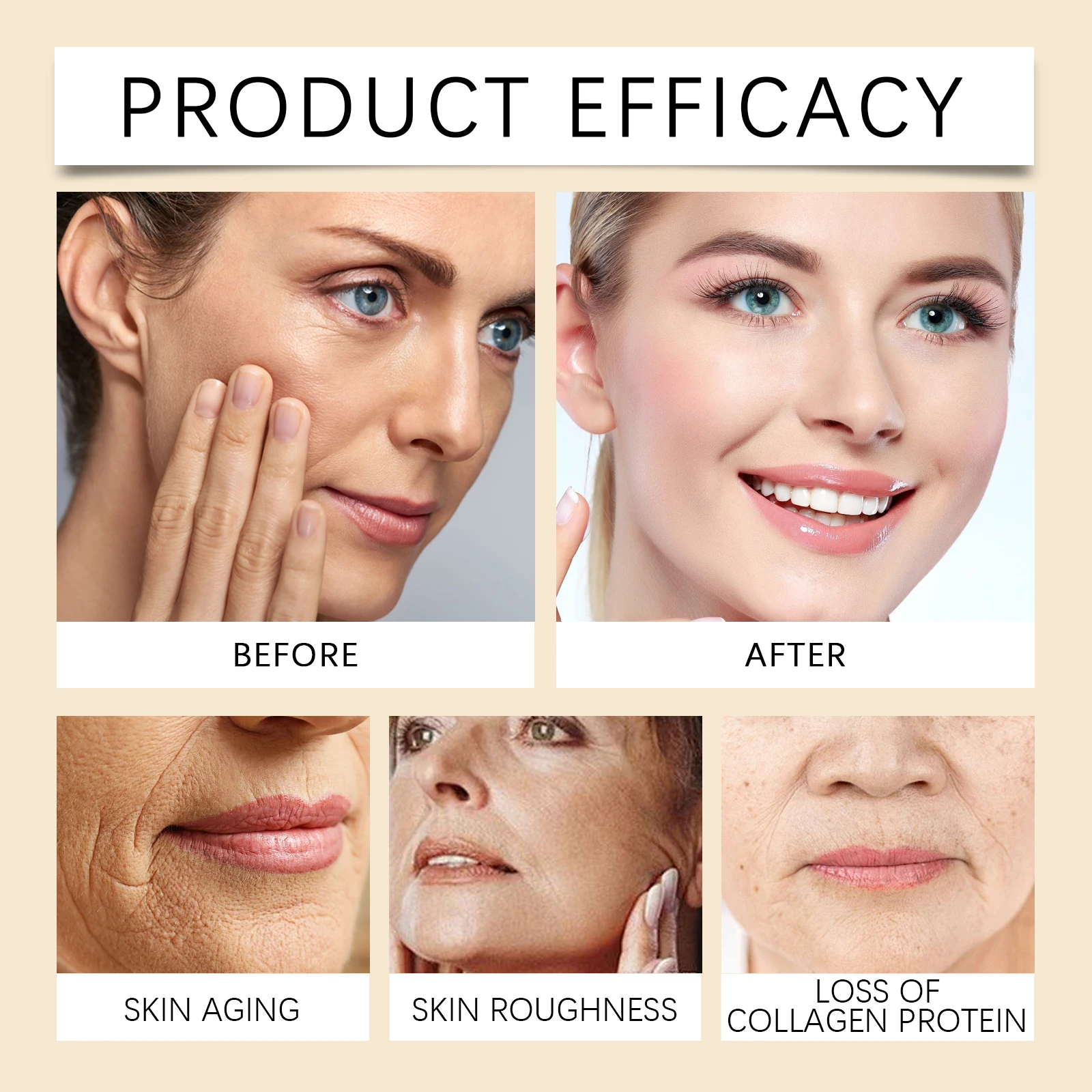 كريم سم النحل للوجه إزالة التجاعيد رفع ثبات تحسين ترهل الجلد تشديد مغذي إصلاح العناية ببشرة الوجه 50 مللي