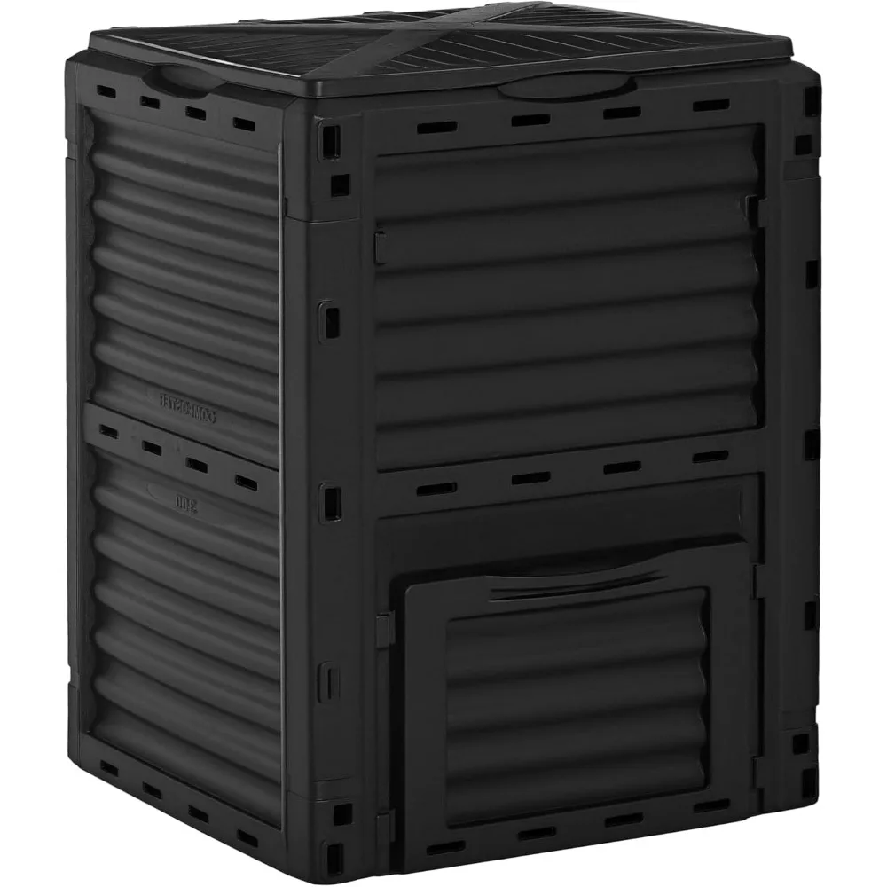 

80 Gallon Outdoor Compost Bin, Large Capacity Tumbler for Fast Soil Creation, Easy Assembly
