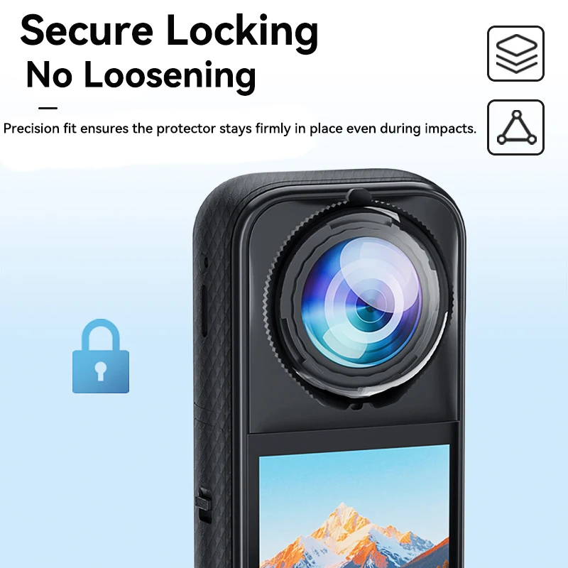 Para Insta360 X5 X4 cubierta protectora de lente de silicona suave tapa de lente de cámara panorámica Protector de pantalla para Insta 360 X4 X5 Accesorios