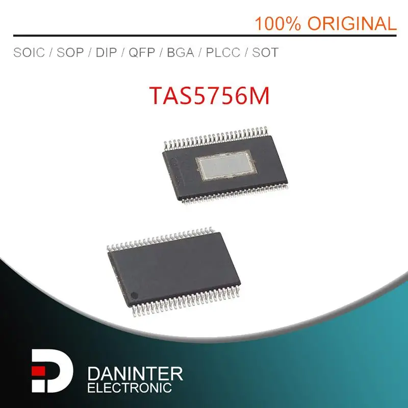 

TAS5756M TAS5756 TAS5756MDCAR НОВЫЙ импортный HTSSOP48 1 шт./лот