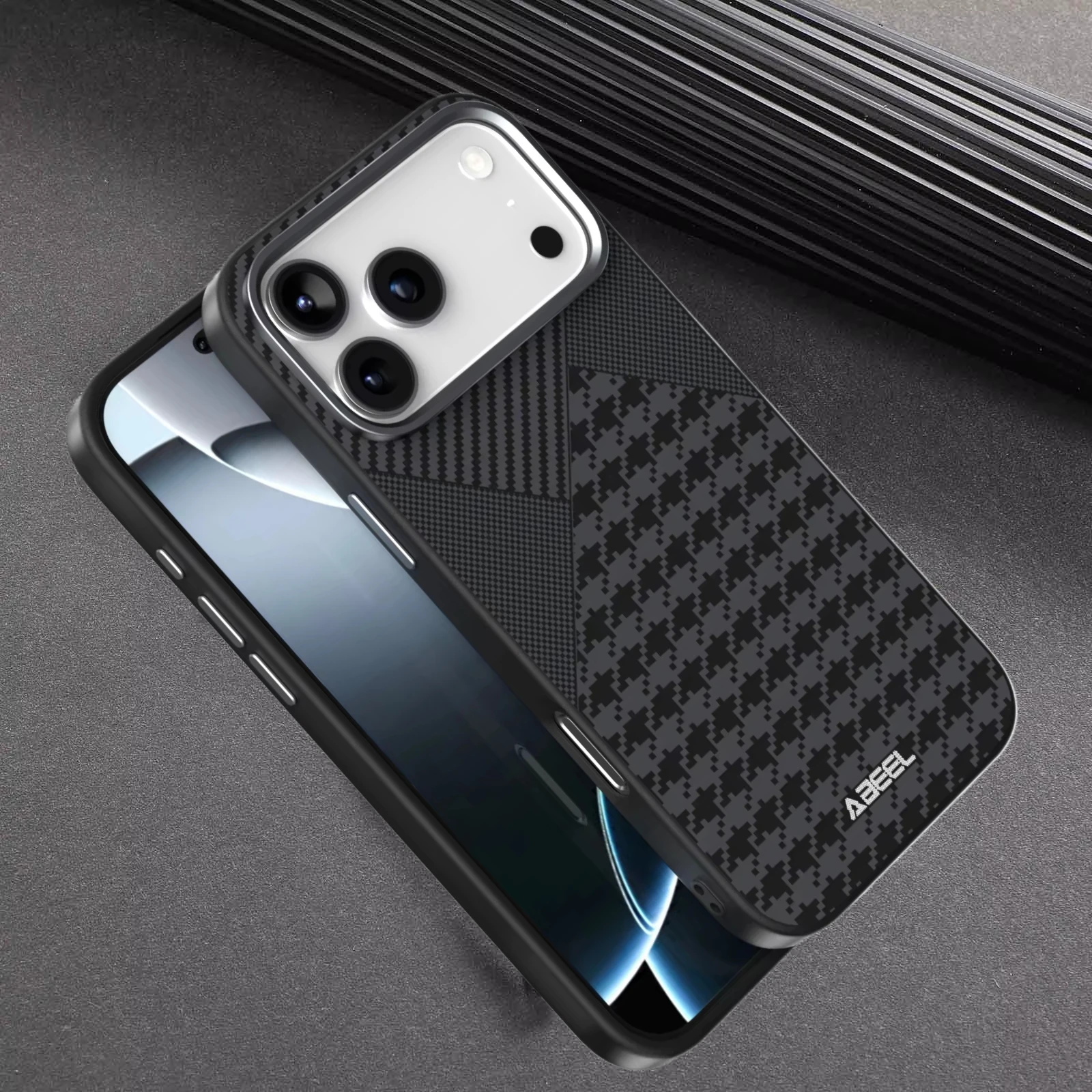 

Чехол для телефона iPhone 17 Pro Max Air 16e 16 15 Plus 14 13, магнитное зарядное устройство, объектив, микроэлелье, чехол из углеродного волокна