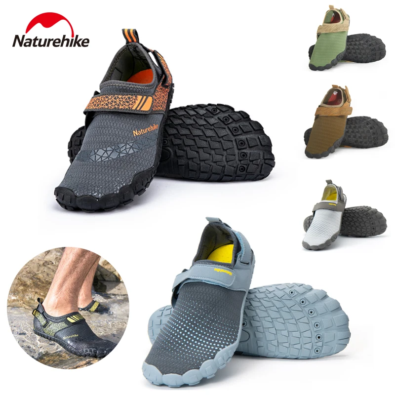 Naturehike Marine босиком кроссовки для водных видов спорта летние пляжные противоскользящие быстросохнущие мужские кроссовки для прогулок женская обувь цвета морской волны