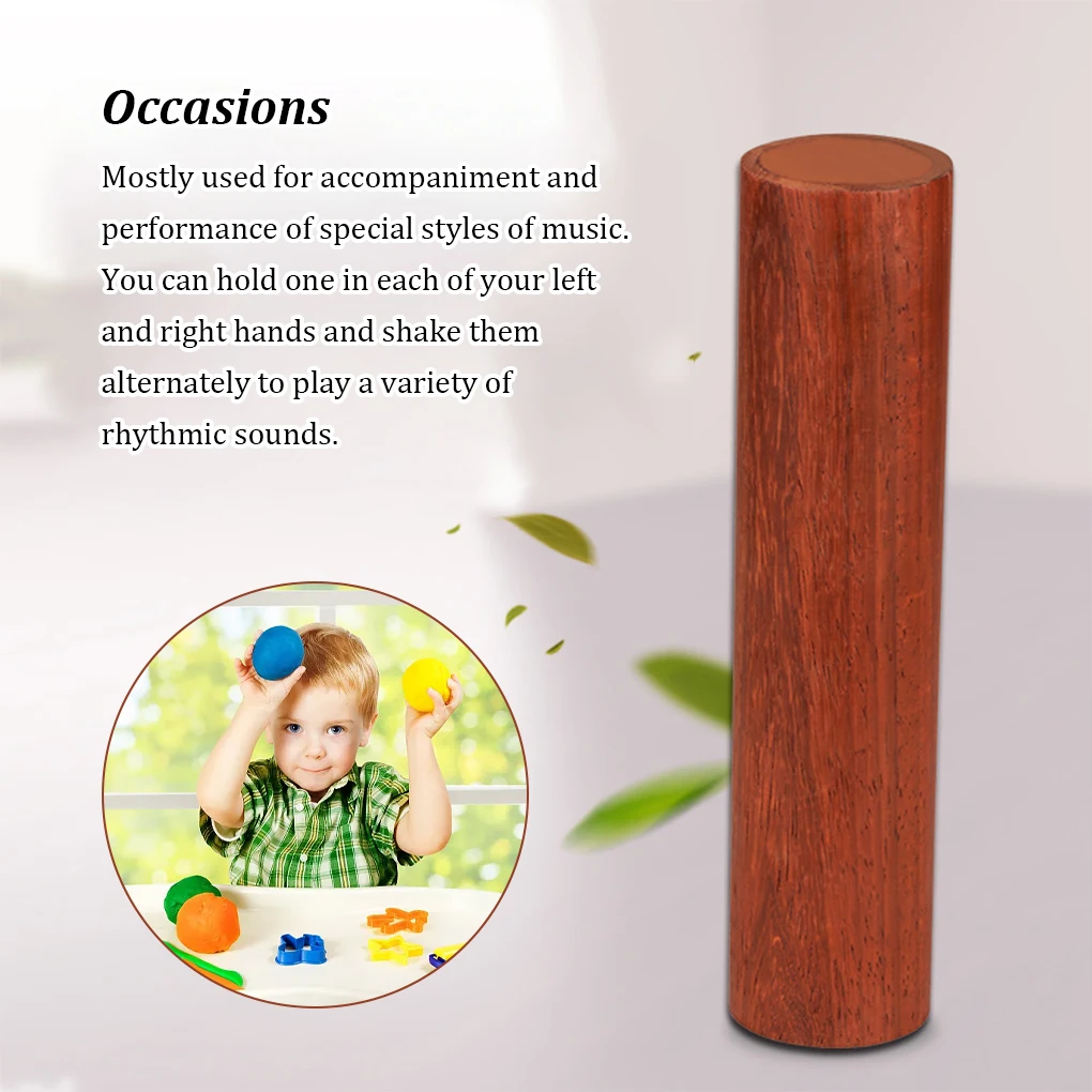 Wood Cylinder Sand Shaker Percussion Party Supplies Drum Toys for Kids Gifts