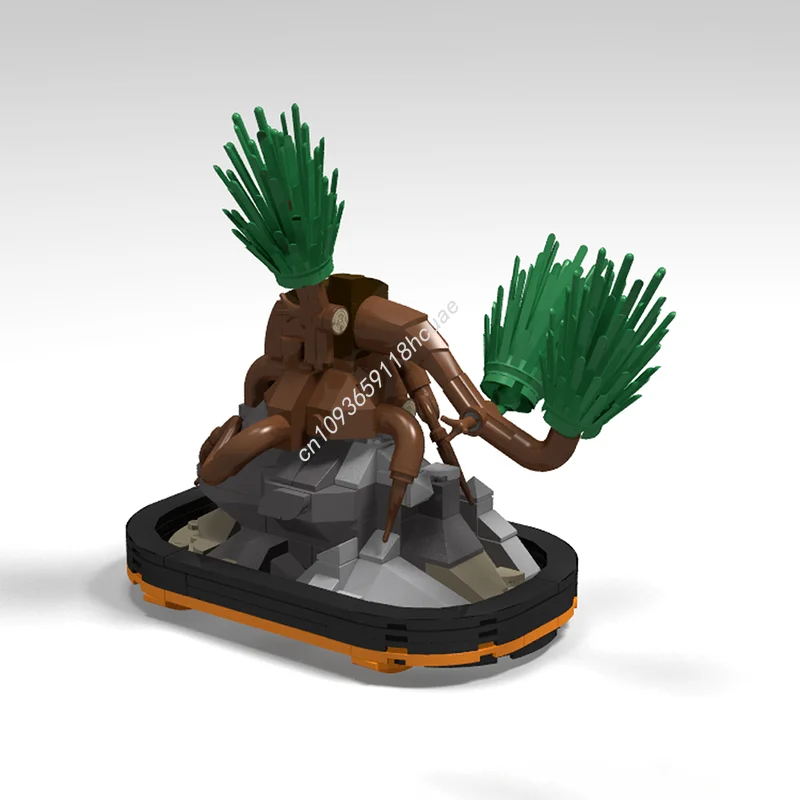 199 個 MOC 盆栽岩モデルビルディングブロック教育クラフトおもちゃ誕生日レンガ建築組み立てるクリスマスギフト