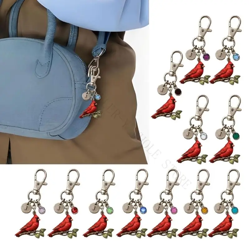 R7UF Playful Little Finches Holder Vibrant Colors And Detailed Craftsmanship Enhances Your Wallet Car