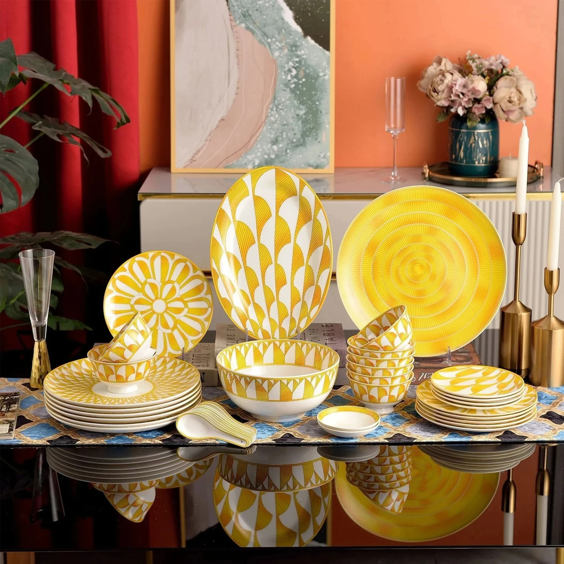 

Coffee Cup with Saucer and Tea Cup Bone China Perfect for Afternoon Tea Daily Use and Home Decor