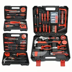 1 Set Household Hardware Tool Set Professional Maintenance Toolbox Auto Repair Luxury Set Storage Case