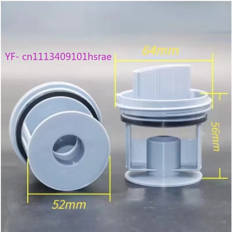 New 9000969315 Laundry Drain Pump Filter Cap, Genuine Replacement for Siemens Bosch Drum Washer
