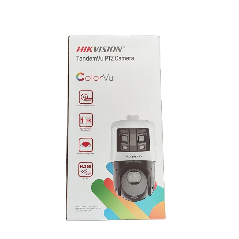 Hik TandemVu 6+4MP 25X Colorful & IR Panoramic & PTZ Camera DS-2SE4C425MWG-E/26(F0) Support Smart Auto-tracking