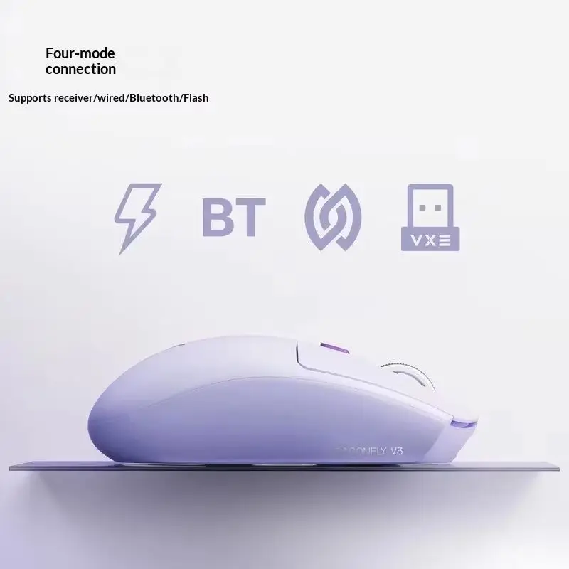 VXE Dragonfly V3 Small Medium Hand Four Model Game Office Wireless Mouse Computer Lightweight Ergonomic Long Battery Life