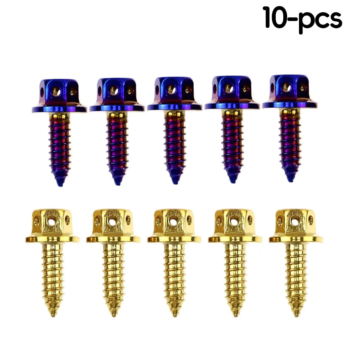 M5 Motorcycle Stainless Steel Screws Self-Tapping Screw Modified Accessories For Universal 10-pcs