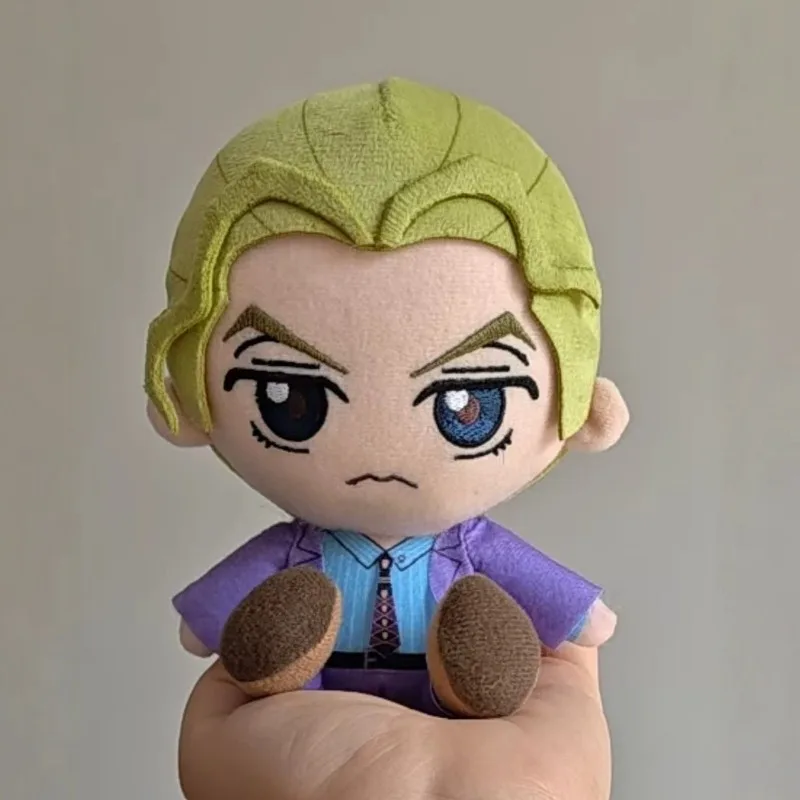 JoJo's Bizarre Adventure Yoshikage Kira Plush Doll Anime Character Stuffed Toy Soft Collectible Ornament Gift for Cartoon Fans