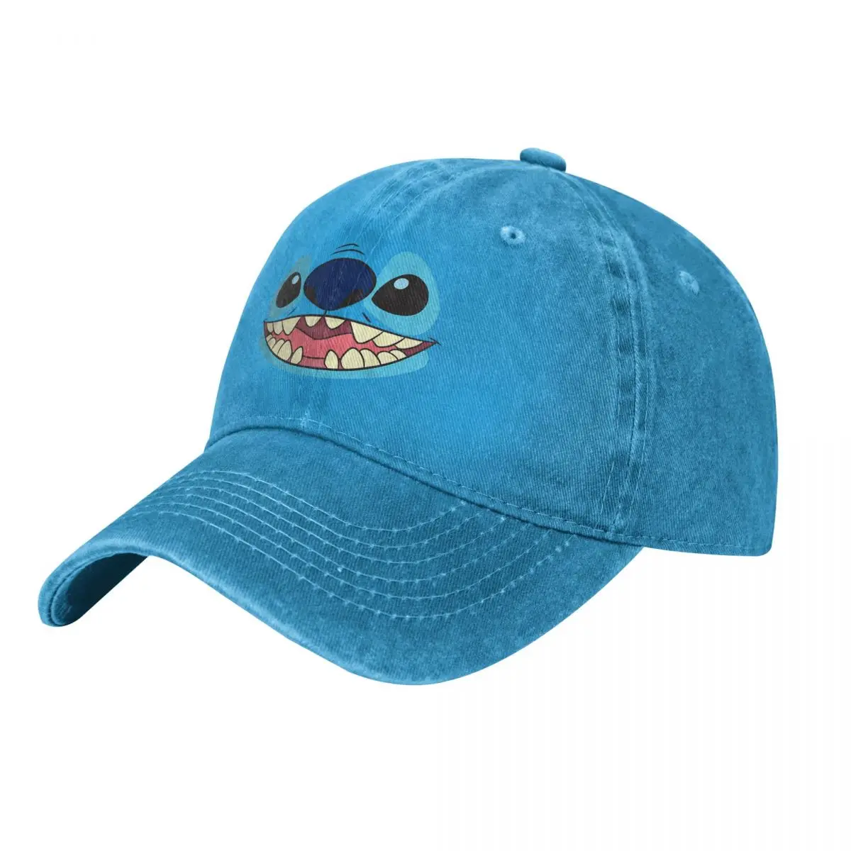 Summer Cap Sun Visor Happy Hip Hop Caps Disney Lilo & Stitch Cartoon Film Cowboy Hat Peaked Hats