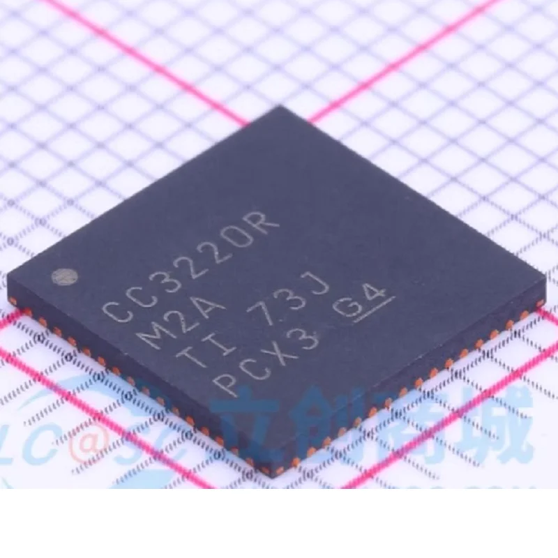 CC3220RM2ARGKT RF and Wireless RF Transceiver ICs IC RF TxRx + MCU WiFi 802.11b/g/n 2.4GHz 64-VFQFN Exposed Pad