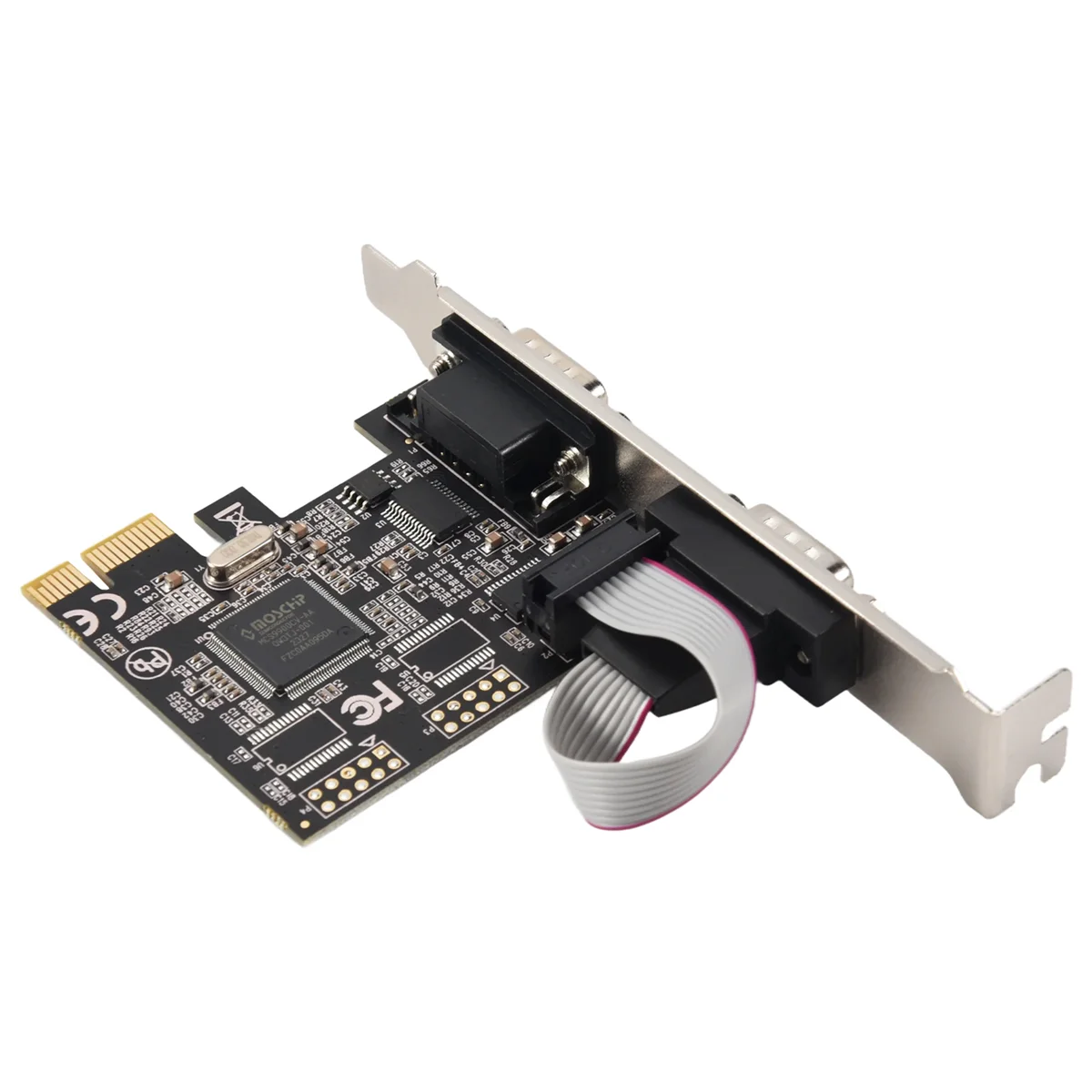Adaptateur de carte PCI Express PCIe vers ports série, interface RS232, contrôle industriel, ordinateur, 6 000 cartes