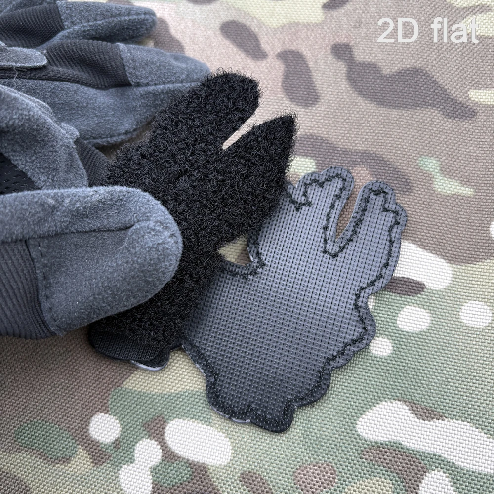 Cute Red-Nosed Deer Antler Tactical Strap Corgi 1Pc Rubber Glow-In-The-Dark Effect Velcro Patch with Matching Plush Surface, Full Coverage Black Edge Layered Soft Rubber, Suitable for Tactical Vests, Backpacks, Baseball Caps, Various Clothing Accessories, Daily Wear view 6