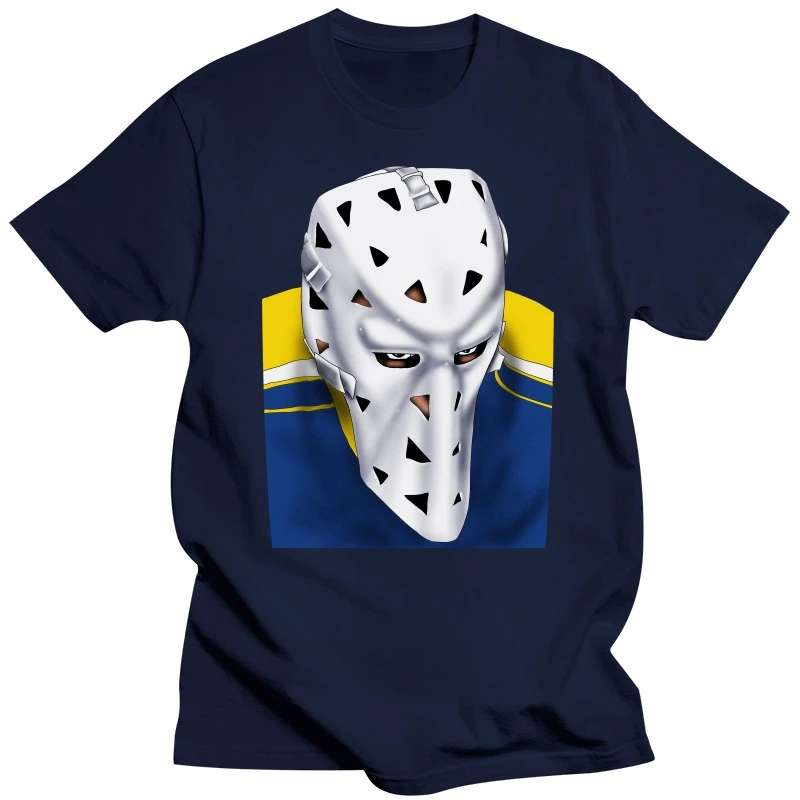 Men tshirt St. Louis Vintage Hockey Goalie Mask Printed T-Shirt tees top