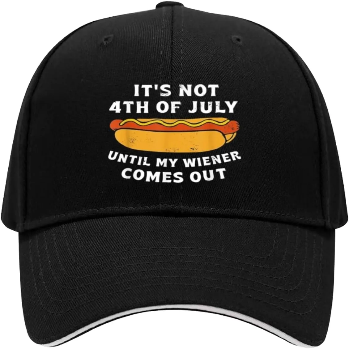 Not A Party Until The Wiener Comes Out Baseball Cap Adjustable Golf Dad Hat for Men Women Sun Hat