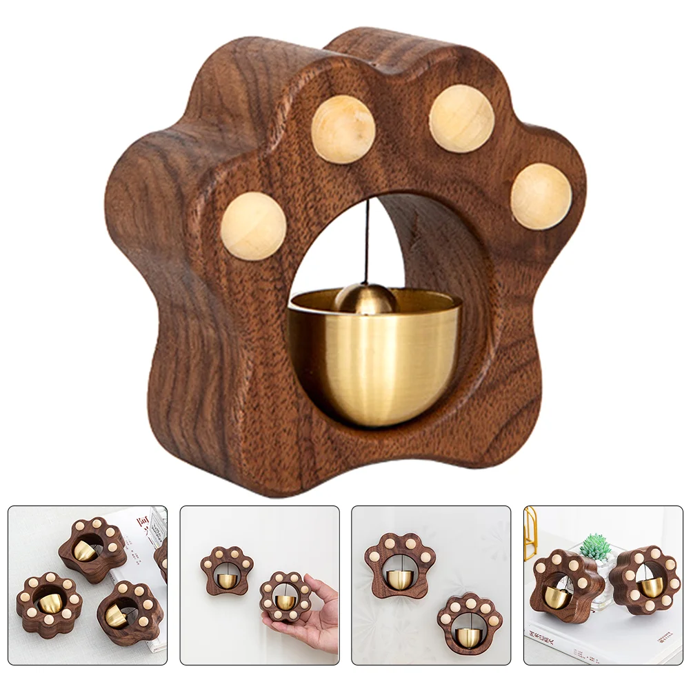 

Call Caller Magnetic Christmas Decorations Door Wind Bell Wooden Decorative Shopkeeper Refrigerator Doorbell Household Office