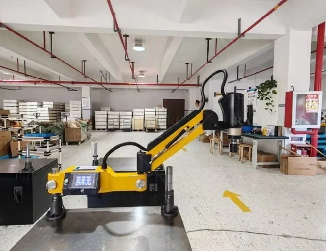 Randro Automatic CNC Universal Drilling and Tapping Machine Servo Electric Nut Thread Tapping Arm Machine M16 M24 M30 M36 M64