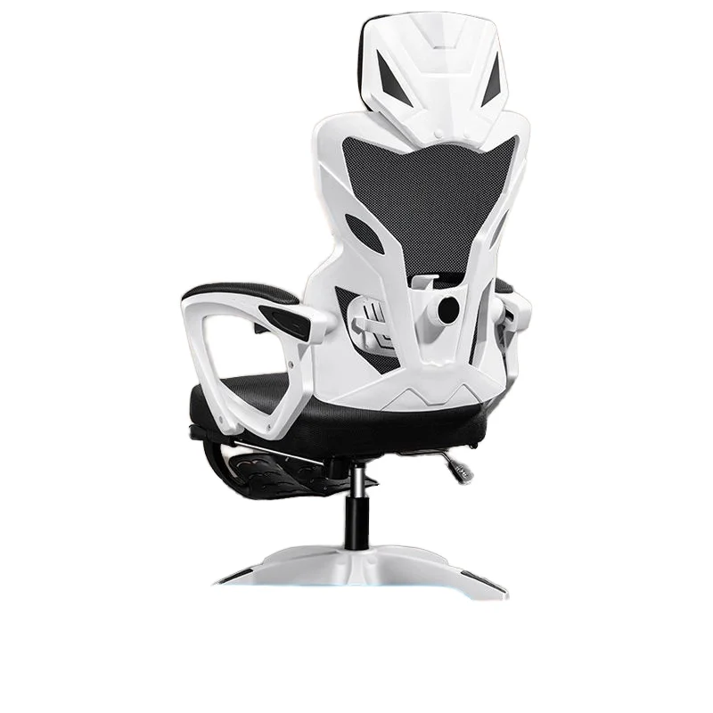 Contemporary Ergonomically Designed Gaming Chair, Fabric Mesh Comfortable Gaming Experience with Adjustable Headrest