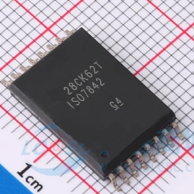 

ISO7842DWW Цифровой изолятор общего назначения, 5700 В, 4 канала, 100 Мбит/с, 100 кВ/мкс, CMTI 16-SOIC (0,551 дюйма, ширина 14,00 мм)