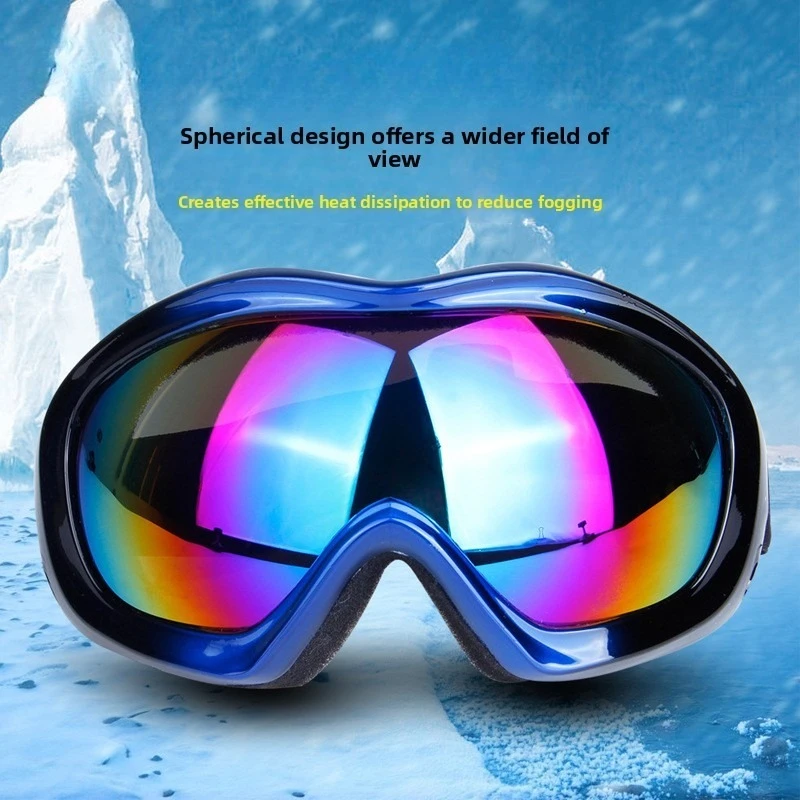 

Adult anti-fog skiing goggles - Men's and women's universal windproof hiking glasses