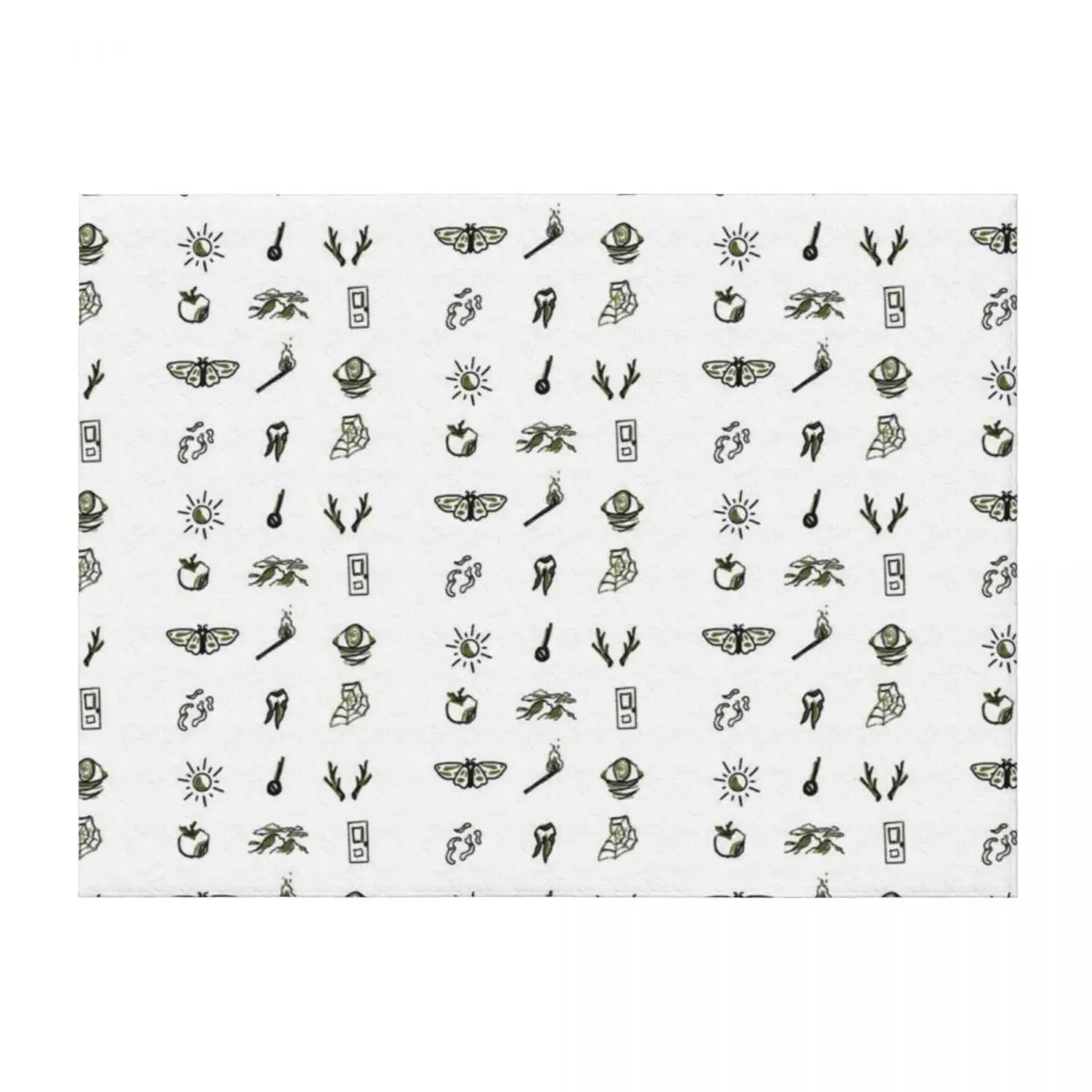 

Magnus Archives fears / entities green Throw Blanket Soft Soft Plaid Fashion Sofas Giant Sofa Blankets