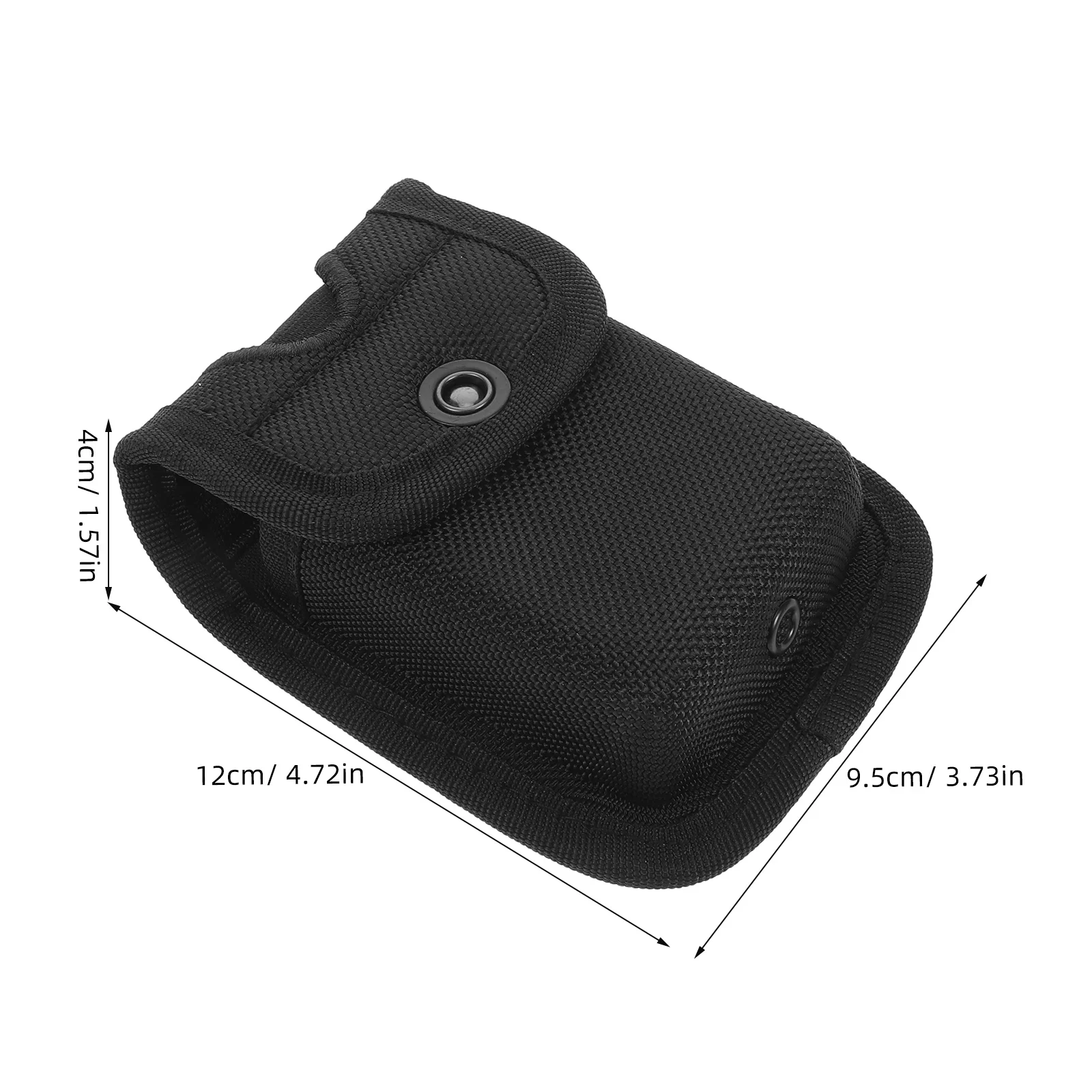 ウエストアクセサリーポーチ ブラックナイロン 耐久性のあるデューティーベルトホルダー マルチポケットオーガナイザー アウトドアセキュリティミッション用