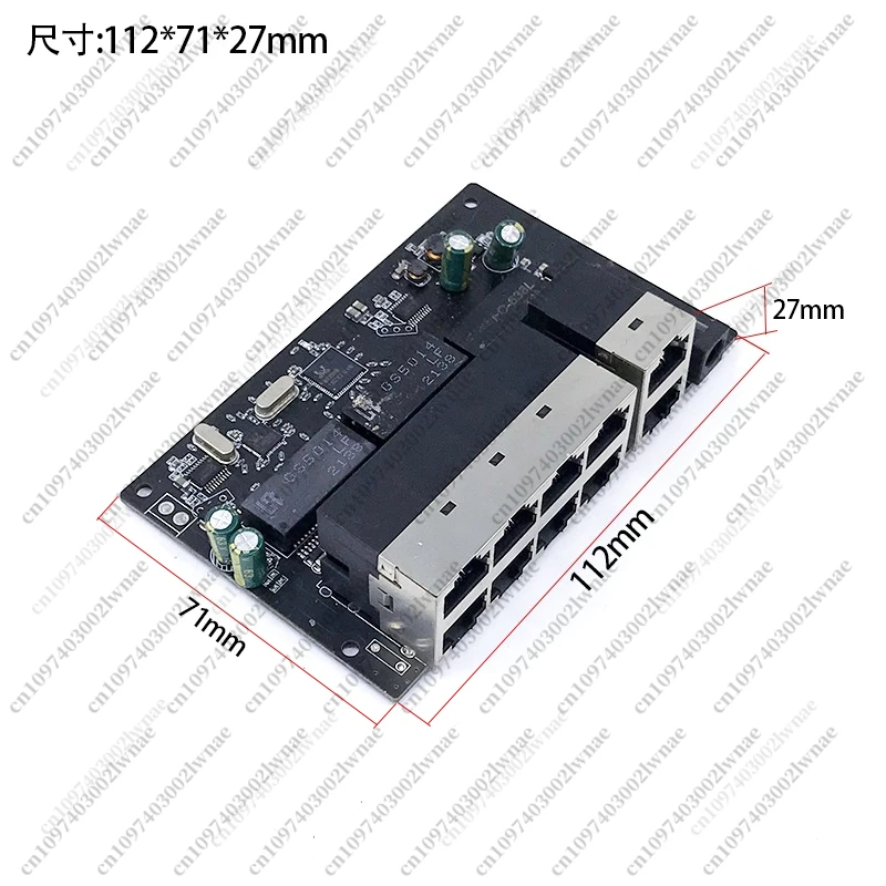 For Home/commercial POE Switches,10 Ports 100 Gigabit 802.3AT/AF Protocol 8 Ports POE 2 Ports