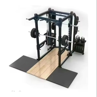 Multi functional Home Gym Equipment Pull Up Bar Pulley Cable Smith Machine Squat Rack