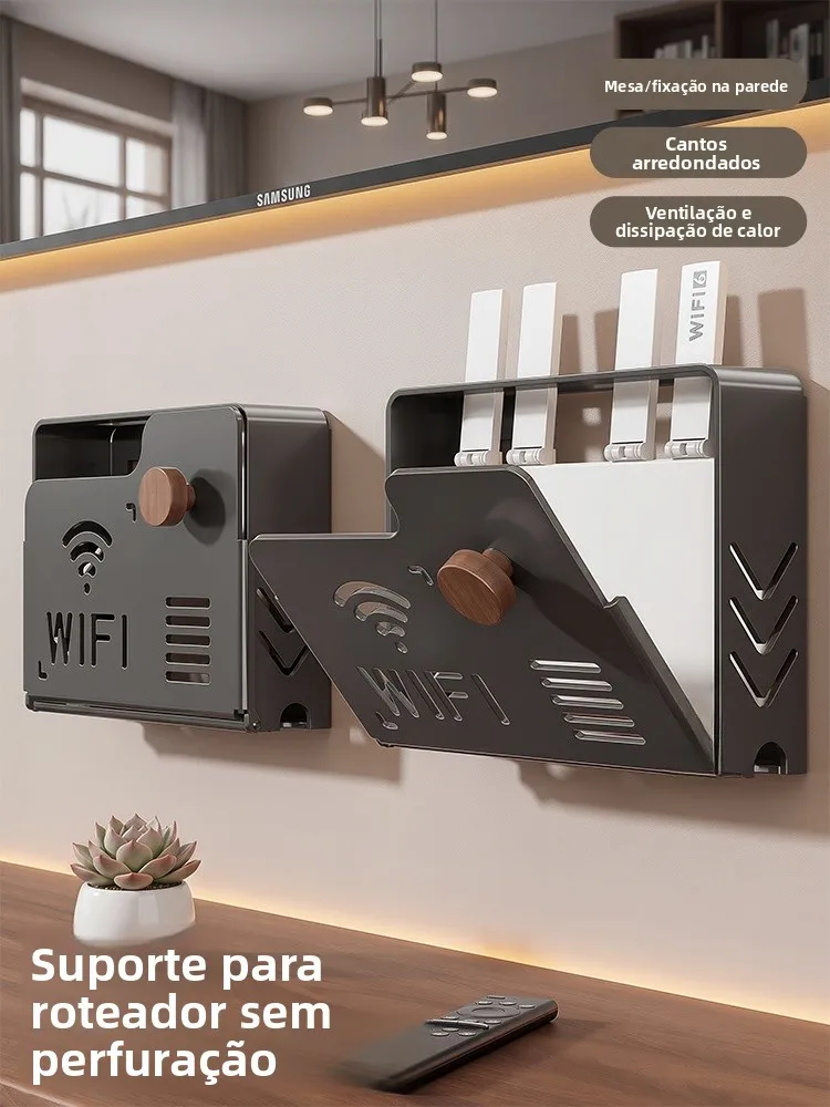 living-room-tv-wall-mount-router-storage-box-metal-hanging-shelf-home-network-equipment-organizer-no-brand-registered-trademark
