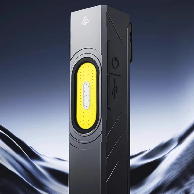 

Multifunctional small and convenient emergency super bright charging strong light magnetic flashlight work auto repair light